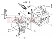 Cylinder head cover - Piaggio Liberty 50 4T