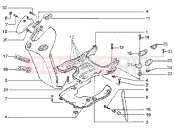Front shield-foot board-spoiler - Piaggio Liberty 50 4T