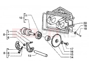 Lever-camshaft - Piaggio Liberty 50 4T
