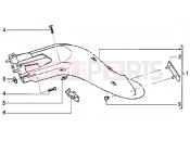 Rear mudguard - Piaggio Liberty 50 4T