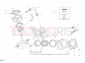 DUCATI 2008 Superbike 1098 S Tricolore CYLINDER - PISTON » ENGINE CASE