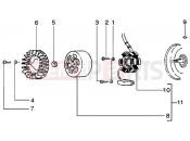 PIAGGIO FLYWHEEL MAGNETO