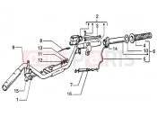 PIAGGIO HANDLEBARS COMPONENT PARTS