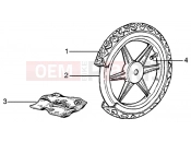 PIAGGIO REAR WHEEL