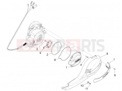 Crankcase cover - Crankcase cooling - Piaggio Liberty elettrico PPT (E) 2015