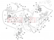 PIAGGIO Medley 150 4T ie ABS Brakes pipes - Calipers (ABS)