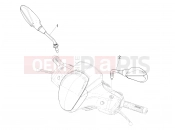 PIAGGIO Medley 150 4T ie ABS Driving mirror/s