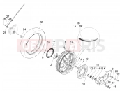 PIAGGIO Medley 150 4T ie ABS Rear wheel