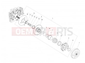 PIAGGIO MP3 125 Hibrid Driven pulley