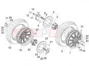 PIAGGIO MP3 125 Hibrid Front wheel