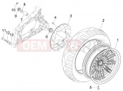 PIAGGIO MP3 125 Hibrid Rear wheel