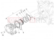 PIAGGIO MP3 125 ie Touring Cylinder-piston-wrist pin unit
