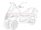 PIAGGIO MP3 250 tükör
