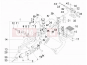 PIAGGIO MP3 300 4T 4V ie LT Hibrid Control pedals - Levers