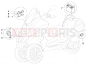PIAGGIO MP3 300 ie LT & Sport Remote control switches - Battery - Horn