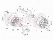 PIAGGIO MP3 300 ie LT Touring Front wheel