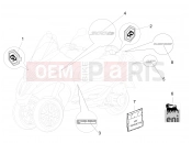 PIAGGIO MP3 300 ie LT Touring Plates - Emblems