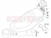 PIAGGIO MP3 300 ie LT Touring Saddle/seats