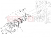 PIAGGIO MP3 300 ie LT Touring Cylinder-piston-wrist pin unit