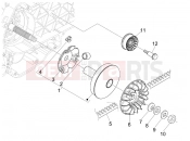 PIAGGIO MP3 300 ie MIC Driving pulley