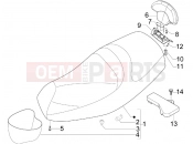 PIAGGIO MP3 300 ie MIC Saddle/seats