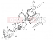 PIAGGIO MP3 300 ie Touring Front shield