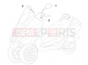 PIAGGIO MP3 300 ie Touring Driving mirror/s