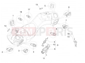 PIAGGIO MP3 300 ie Touring Selectors - Switches - Buttons