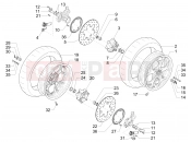 PIAGGIO MP3 300 ie Business - Sport - Enjoy Front wheel