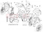 Wheel huosing - Mudguard - Piaggio MP3 300 YOUrban ERL 2013
