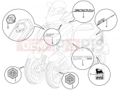 PIAGGIO MP3 300 YOUrban LT ERL Plates - Emblems