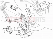 PIAGGIO MP3 300 YOUrban LT ERL Rear cover - Splash guard