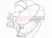 PIAGGIO MP3 300 YOUrban LT ERL Saddle/seats