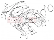 PIAGGIO MP3 400 ie Meter combination - Cruscotto