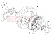 PIAGGIO MP3 400 ie Rear wheel