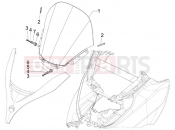 PIAGGIO MP3 400 ie Windshield - Glass
