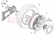 PIAGGIO MP3 500 (USA) Rear wheel