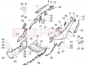 PIAGGIO MP3 500 (USA) Side cover - Spoiler