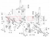 PIAGGIO MP3 500 LT Business Fork's components (Mingxing)