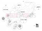 PIAGGIO MP3 500 LT Business Plates - Emblems