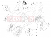 PIAGGIO MP3 500 LT Business kezelőszervek - akkumulátor