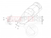 Saddle/seats - Piaggio MP3 500 LT Sport 2014