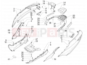 PIAGGIO MP3 500 LT Sport Side cover - Spoiler