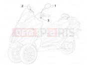 PIAGGIO MP3 500 LT Sport - Business tükör