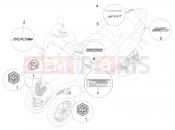 PIAGGIO MP3 500 LT Sport - Business ABS Plates - Emblems