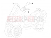 PIAGGIO MP3 500 RL Sport - Business Driving mirror/s