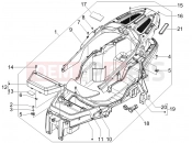 PIAGGIO MP3 500 Sport (USA) Helmet huosing - Undersaddle