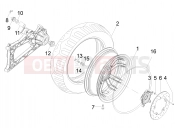 PIAGGIO MP3 500 Sport (USA) Rear wheel