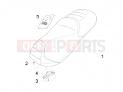 PIAGGIO MP3 500 Sport (USA) Saddle/seats