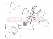 PIAGGIO MP3 500 Sport Business ABS (USA) Front shield